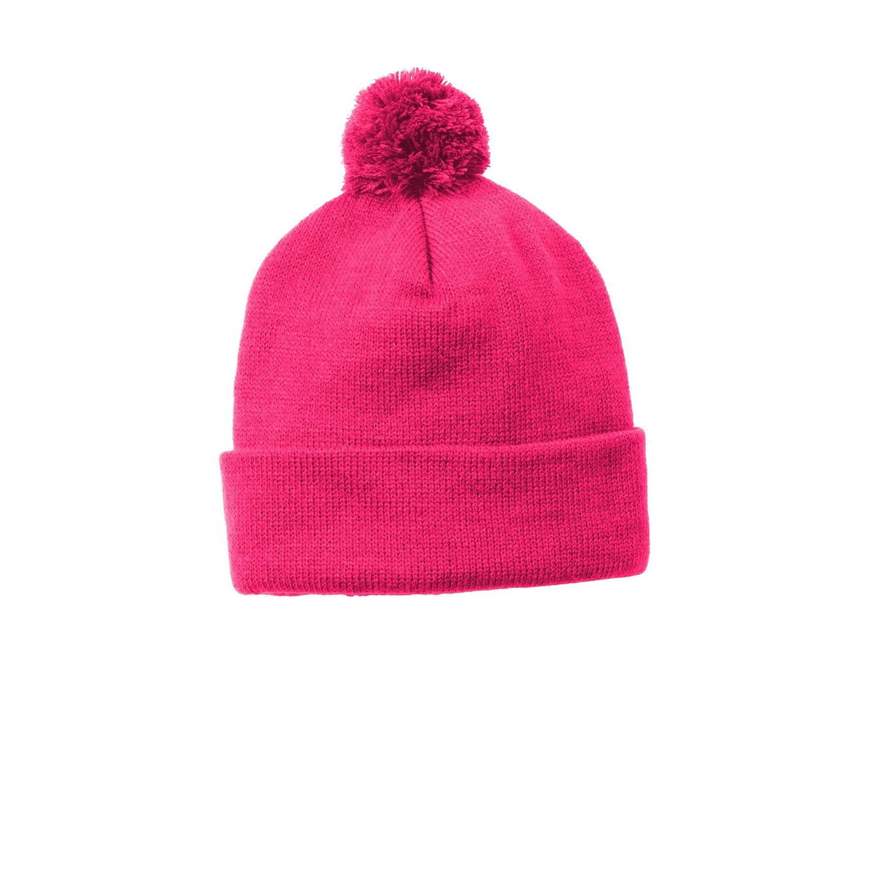 Sport-Tek-Sport-Tek ® Solid Pom Pom Beanie. STC37-MedTech-3